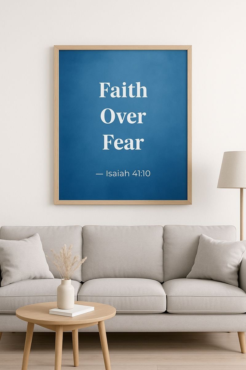 Faith Digital Prints wall art mockup